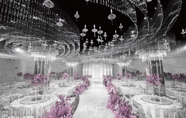 水晶主题婚礼堂