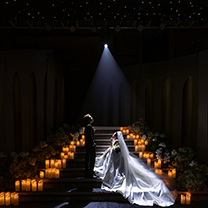 沉浸式装置艺术婚礼 | 来听一场烛光音乐会