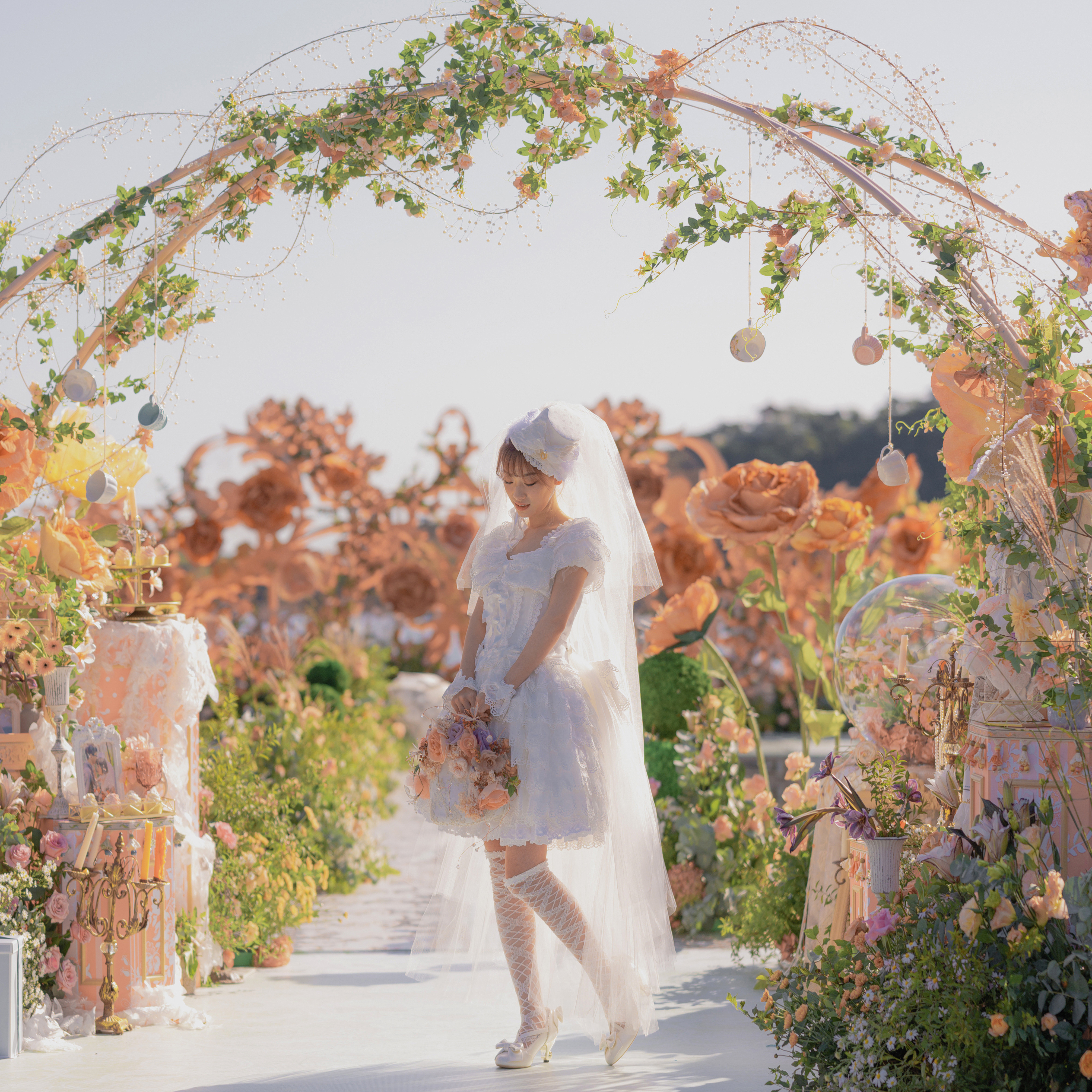 真实婚礼｜春日游园，来加入Lolita花嫁少女的茶话会吧！