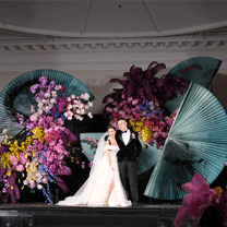 真实婚礼 | 在宝格丽舞狮,丹青羽扇泼洒我们独有的回忆