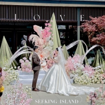 真实婚礼 | 共赴一场夏日粉色花海约会