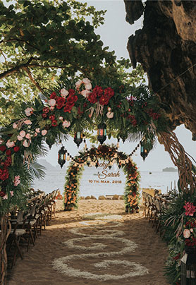 Rayavadee in Krabi <岩洞婚礼>