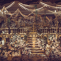 真实婚礼 | 3米层高的宴会厅搭配10米层高的迎宾区，看看会是什么样？