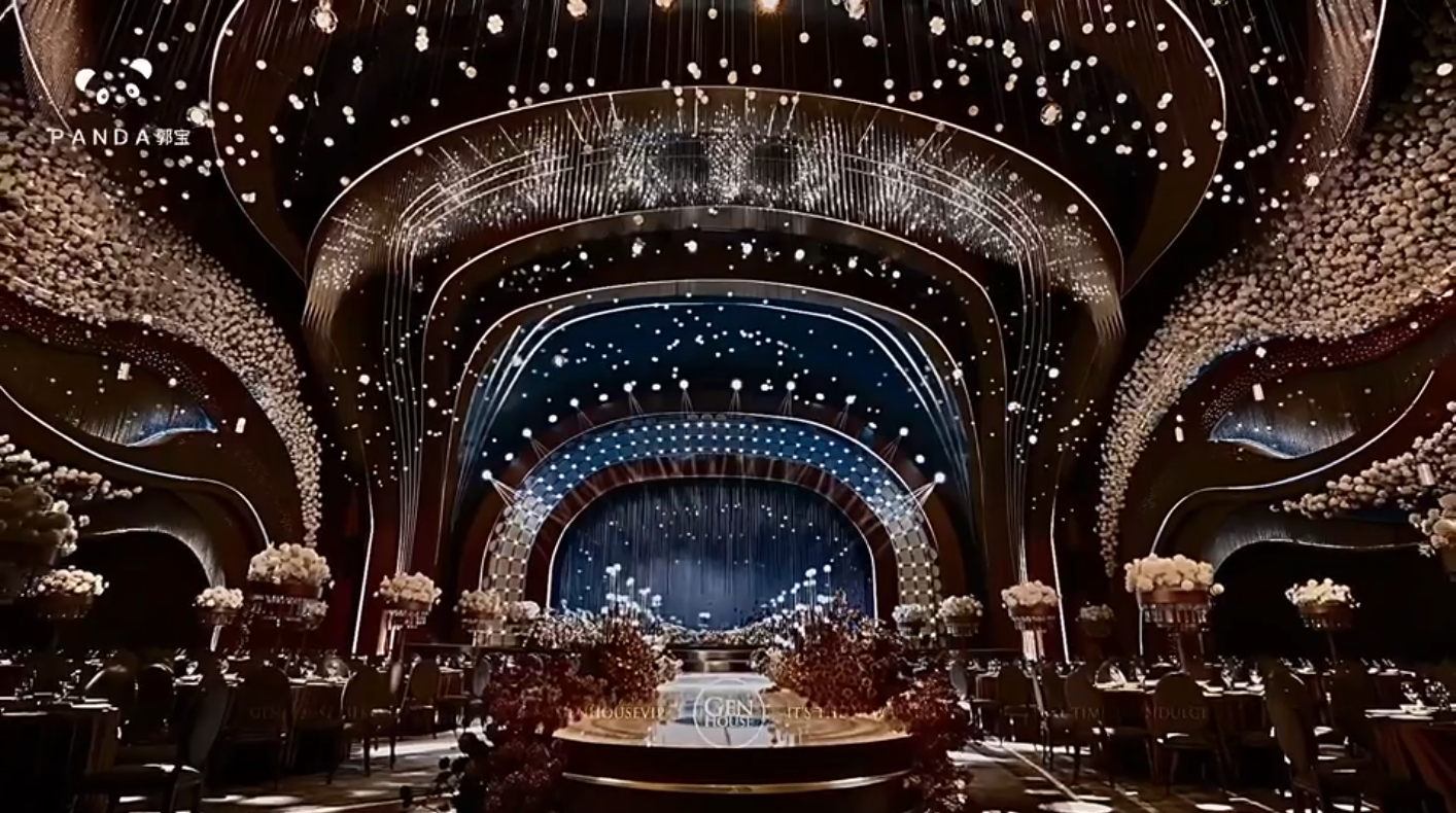 婚礼堂灯光设计