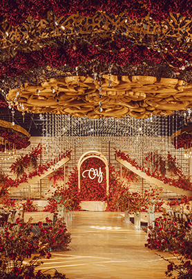 红色简约欧式婚礼