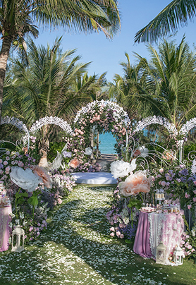 椰林下的欧式花园