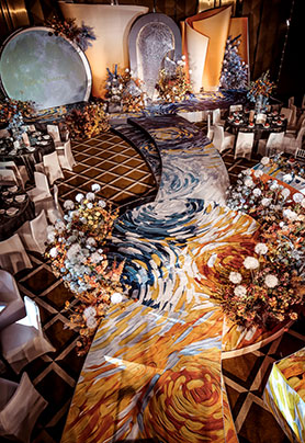 油画中的「爱马仕婚礼」