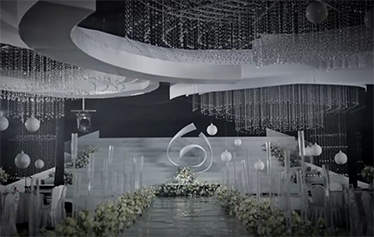 占峰主持视频——场布引出新人故事