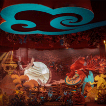 大鱼遨游,海棠花开,一生一世一双人