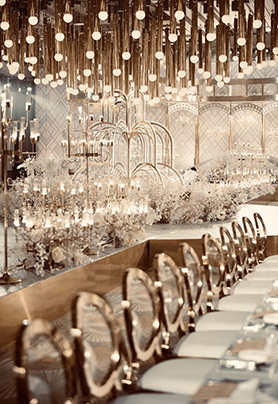 长桌婚礼布置328