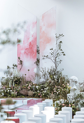 现代艺术与婚礼碰撞