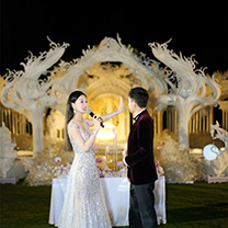 真实婚礼 | 真的有人做到了,在三亚海边缔造一座宫殿!