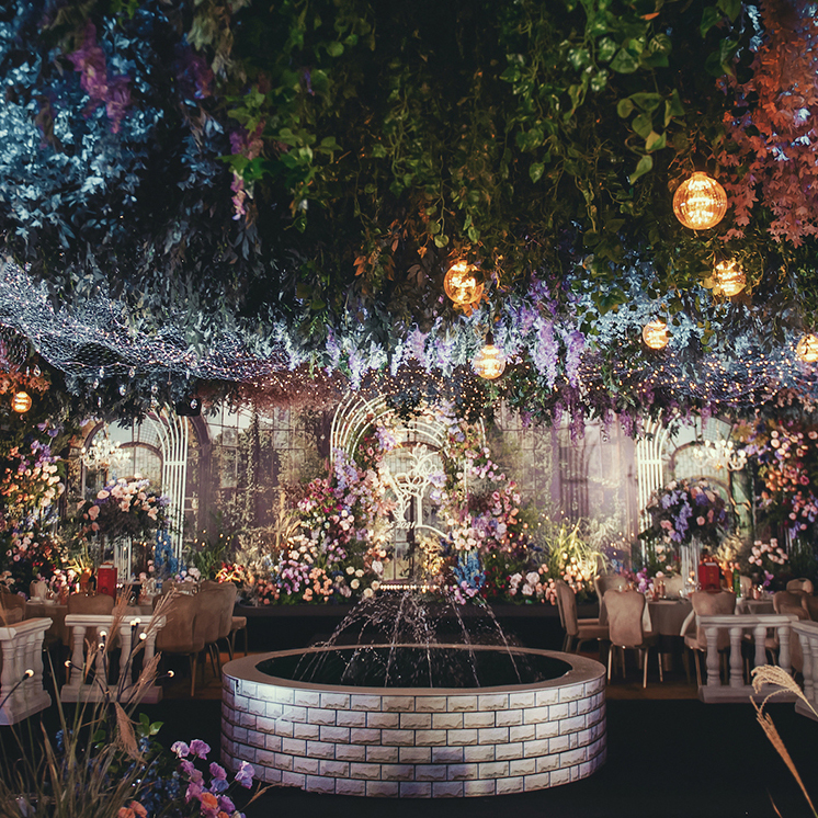 真实婚礼 | 妳本如画 | 一场油画质感花园系婚礼