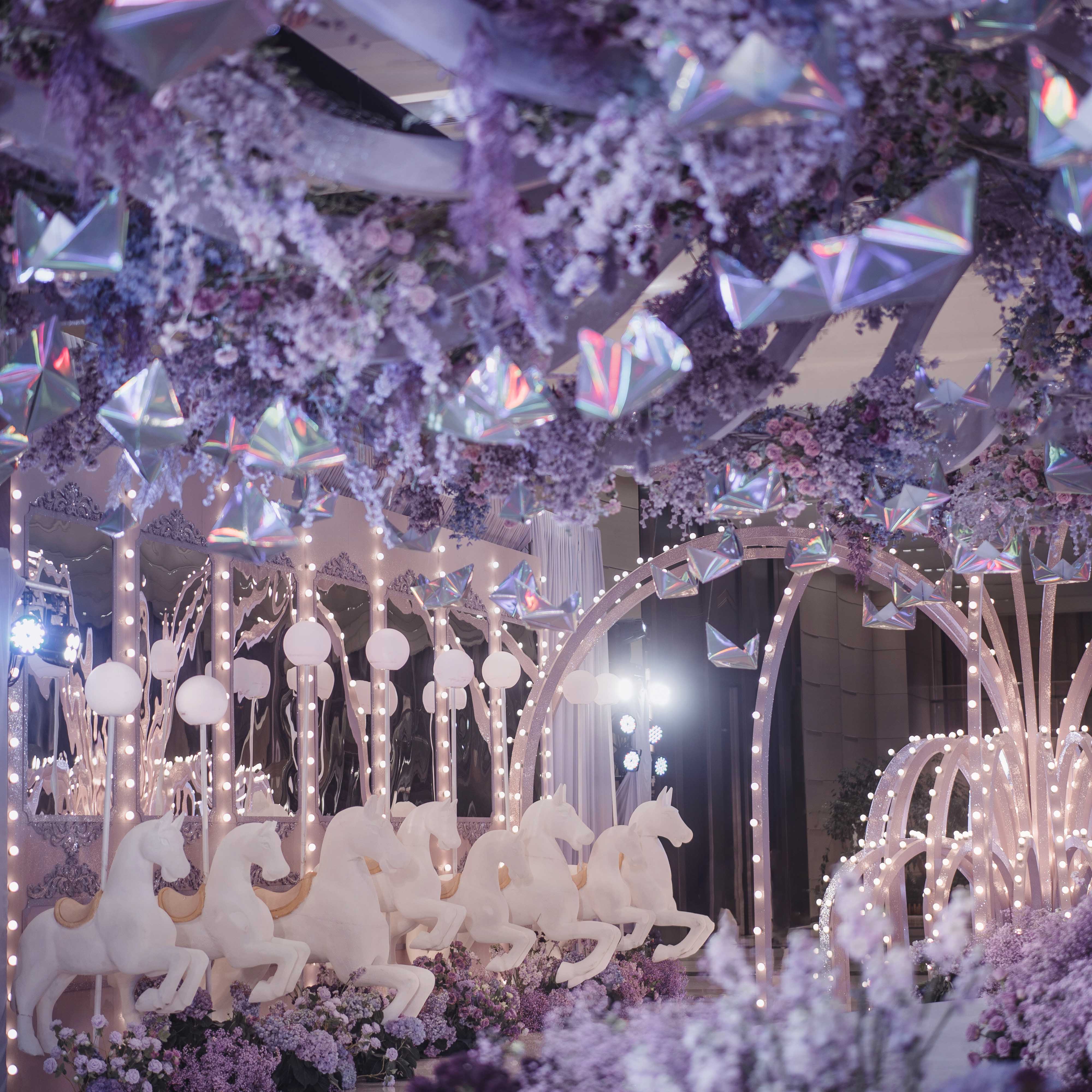 真实婚礼丨在3500平方的场地打造了一场九亿少女的梦中婚礼!