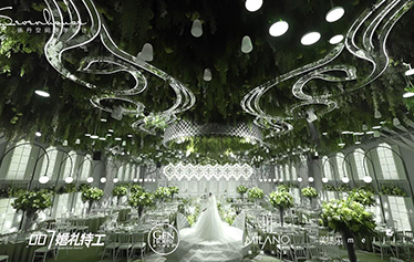 清新森系婚礼堂设计