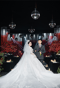 黑红绿秀场风婚礼