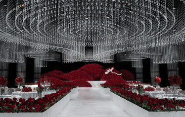 被美到，不可错过的红色水晶婚礼