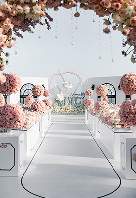 海边法式香奈儿风婚礼