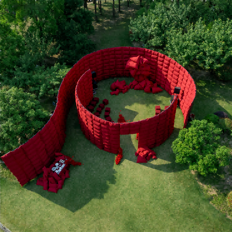 以色彩挥洒灵感，这是一场注定难以复刻的创意婚礼