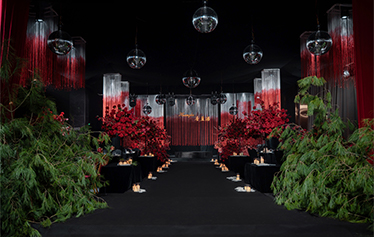 黑红绿秀场风婚礼