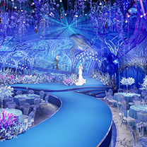 全新海洋主题宴会厅《珊瑚花园》,再现神话中的海底仙境