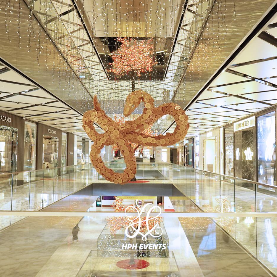 花品行代表中国设计出海「悉尼Westfield金蛇迎春」| 让世界看见中国!