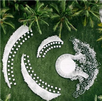 2019亚洲婚礼风尚盛典·宴会设计发布 | 夏光浮影：浪漫的户外草坪婚礼应该就是这样