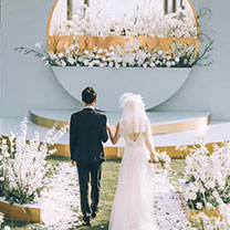 三亚嘉佩乐的第一场壁园婚礼