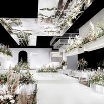 比侘寂风更干净清新の现代简约风婚礼