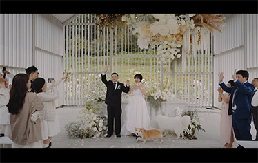 山谷中的有趣婚礼