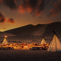 国内首场敦煌沙漠婚礼幕后全解析!