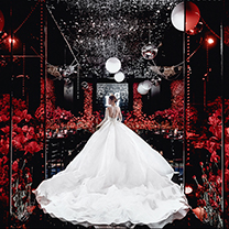 酷盖都爱的「 红与黑」~ 让她的婚礼又酷又时髦