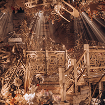 打破传统的中式色彩，构造别样的平衡之美