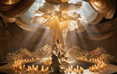 AIGC作品《沐光》